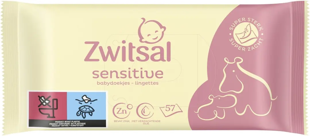 Zwitsal Sensitive Billendoekjes 855 Stuks - 15x57