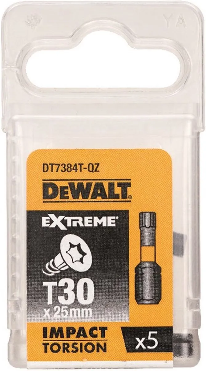 DeWalt DT7384T-QZ Torx T30 Schroefbits 25mm - 5 Stuks
