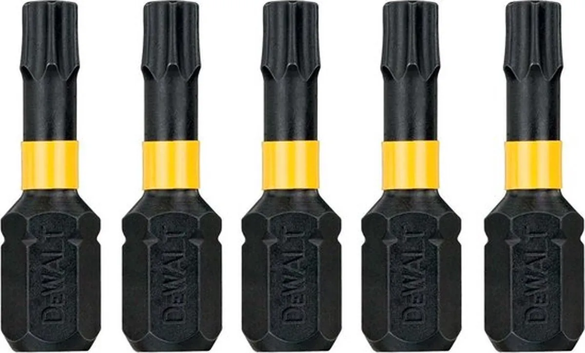 DeWalt DT7384T-QZ Torx T30 Schroefbits 25mm - 5 Stuks
