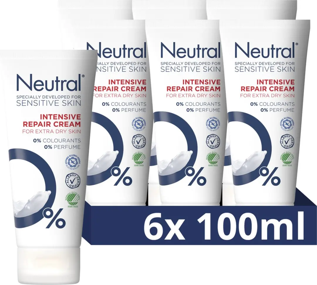 Neutral 0% Intensive Repair Cream - 6x100ml