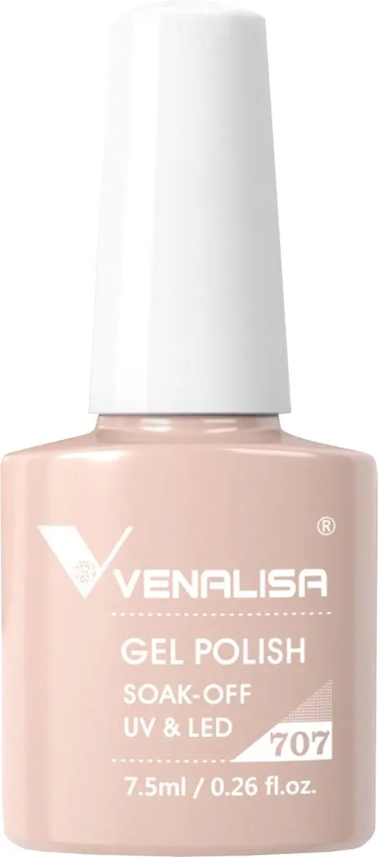 Venalisa UV Gellak Nude 7.5ml - Kleur 707