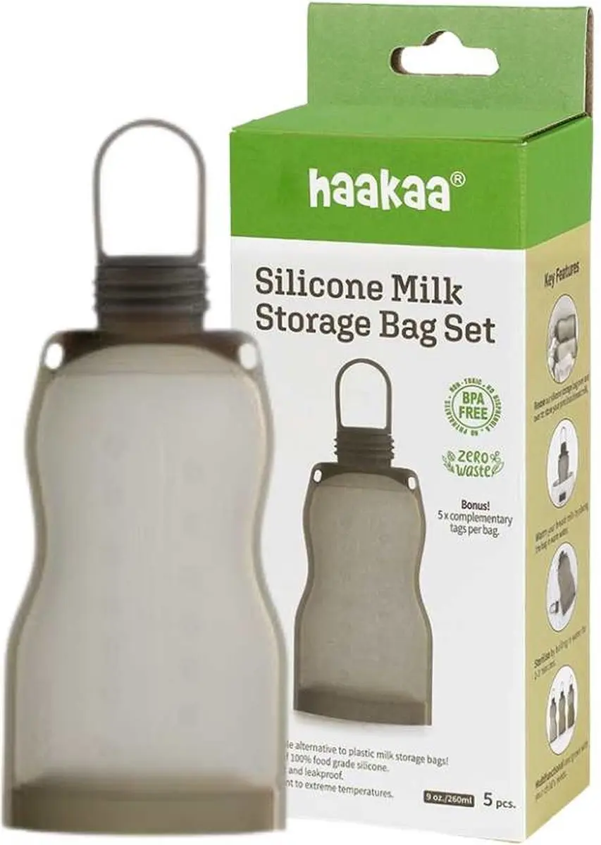 Haakaa Siliconen Bewaarzak 260ml