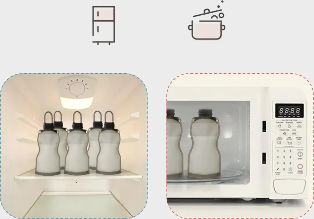 Haakaa Siliconen Bewaarzak 260ml - Herbruikbaar - afbeelding 6 van 6