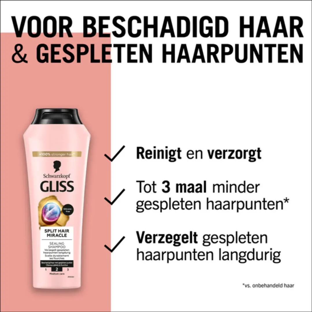 Gliss Split Hair Miracle Conditioner 200ml - 250 Stuks