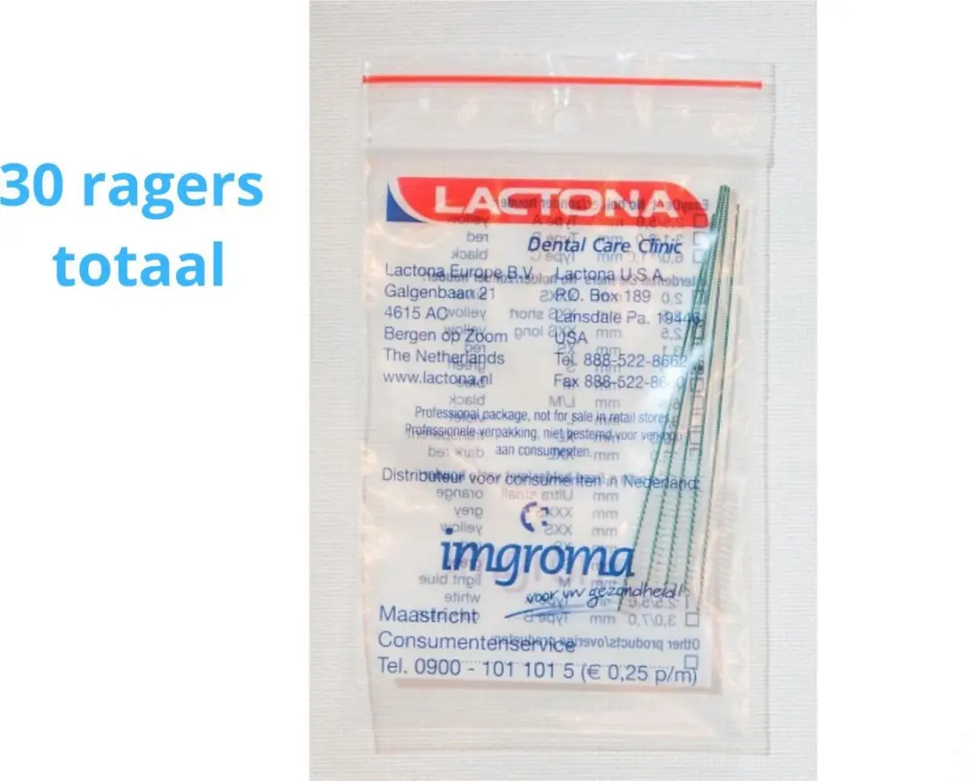 Lactona Interdentaal Ragers 4mm Groen