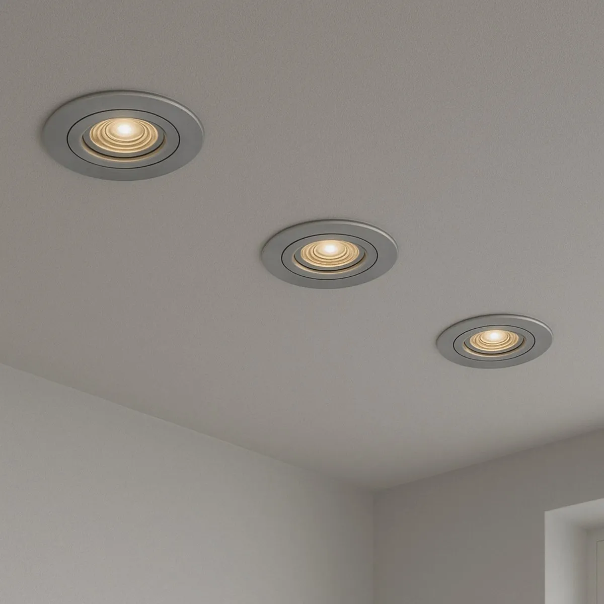 Calex Slimme Inbouwspot Smart LED Dimbaar 8.5cm - Brushed Steel