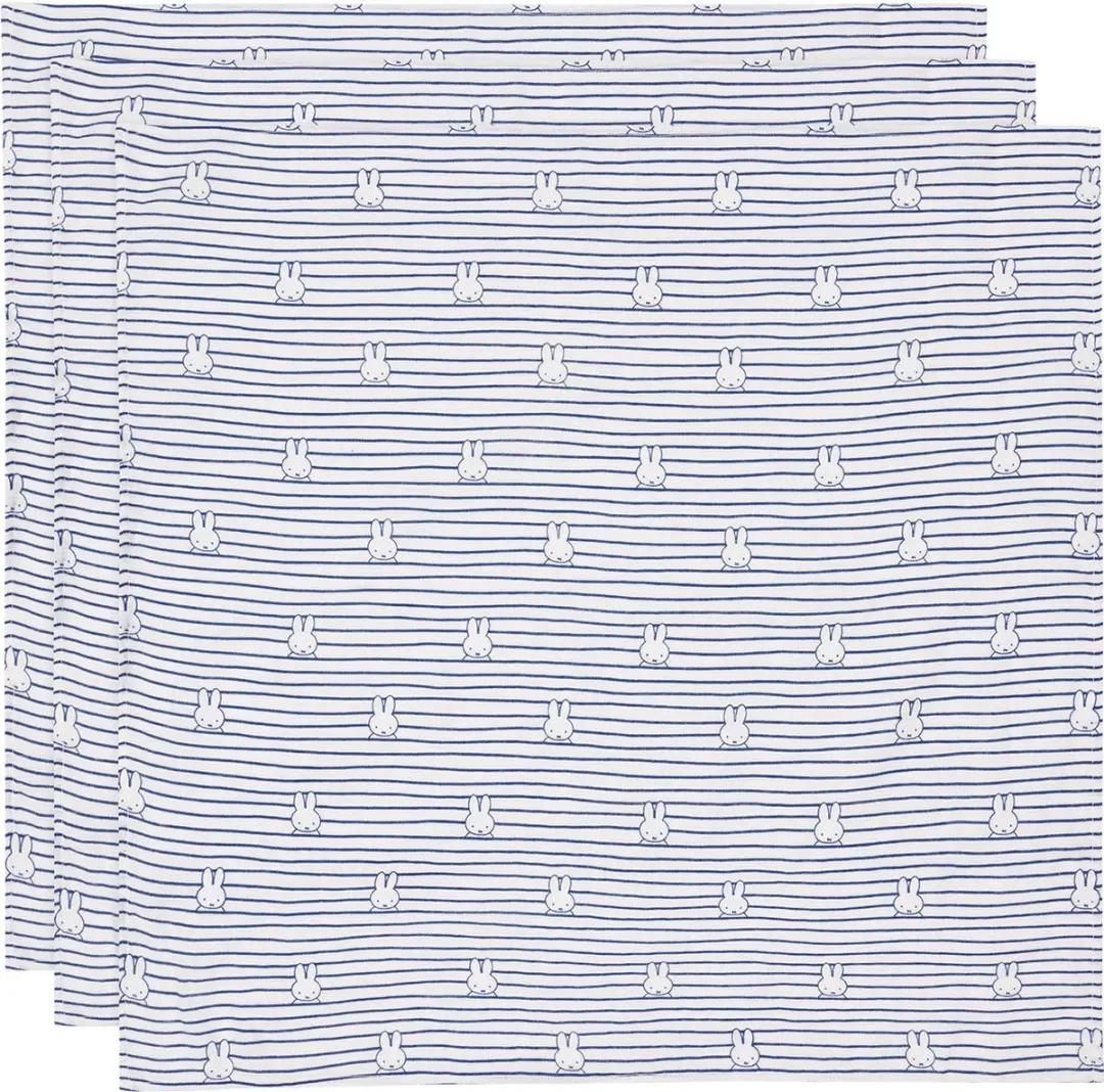 Jollein Hydrofiele Doek Small Miffy Stripe Navy