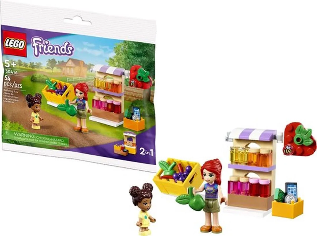 LEGO Friends 30416 Marktkraam - 2 Onderdelen - Meerkleurig