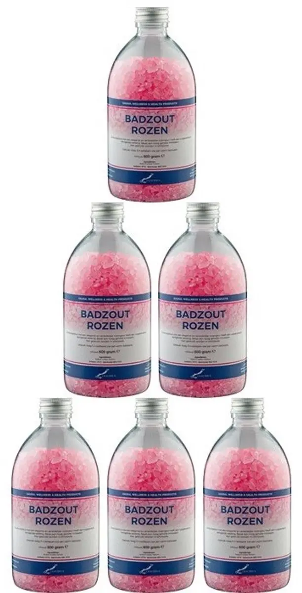 Splashbox Cosmetics Claudius Badzout Rozen 600g - 6 Stuks