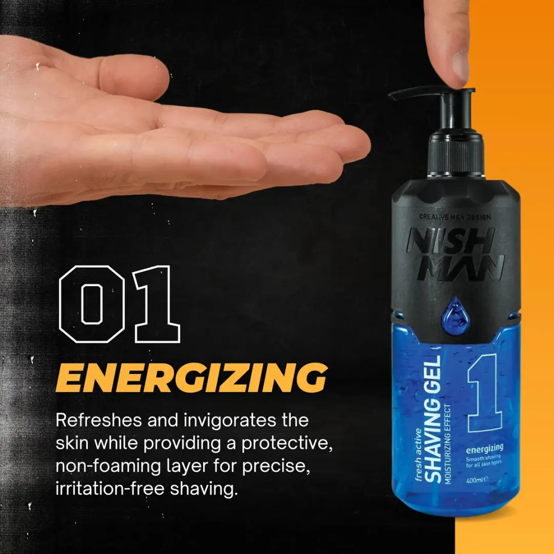 Nishman Shaving Gel Energizing 400ml