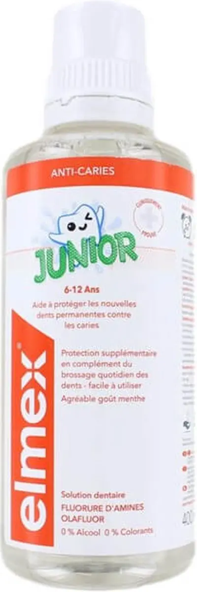 Elmex Junior Tandspoeling 400ml - 6-12 Jaar