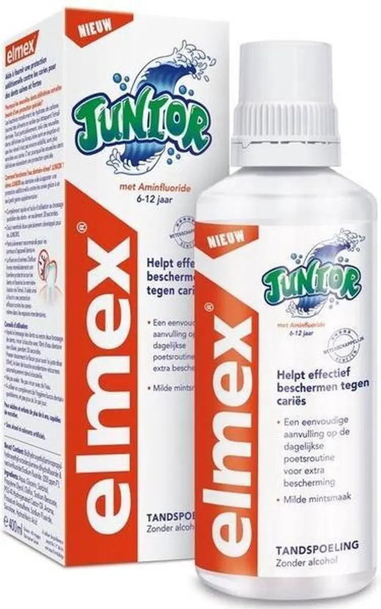 Elmex Junior Tandspoeling 400ml - 6-12 Jaar - afbeelding 6 van 6