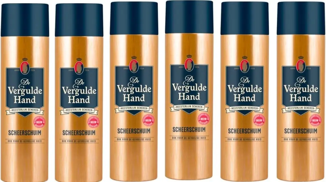 Vergulde Hand Scheerschuim Original