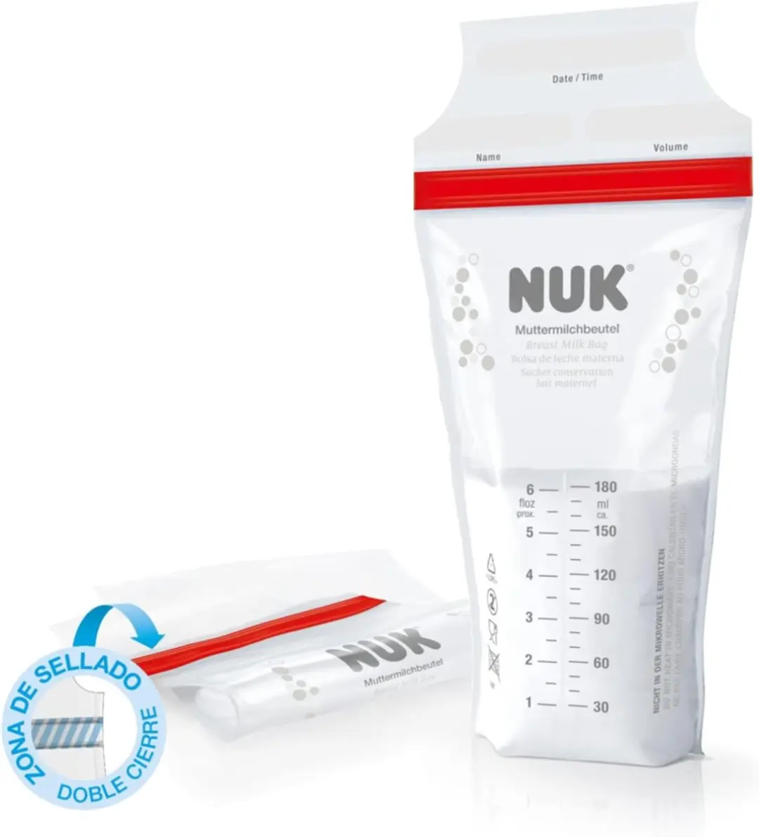 NUK Breast Milk Bags 25 Stuks