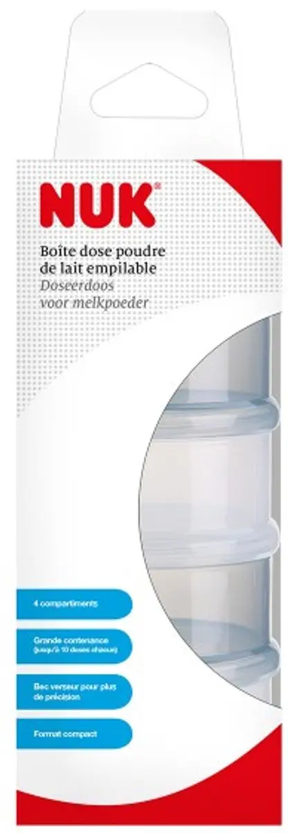 NUK Melkpoeder Doseerdoos 100ml - Grijs