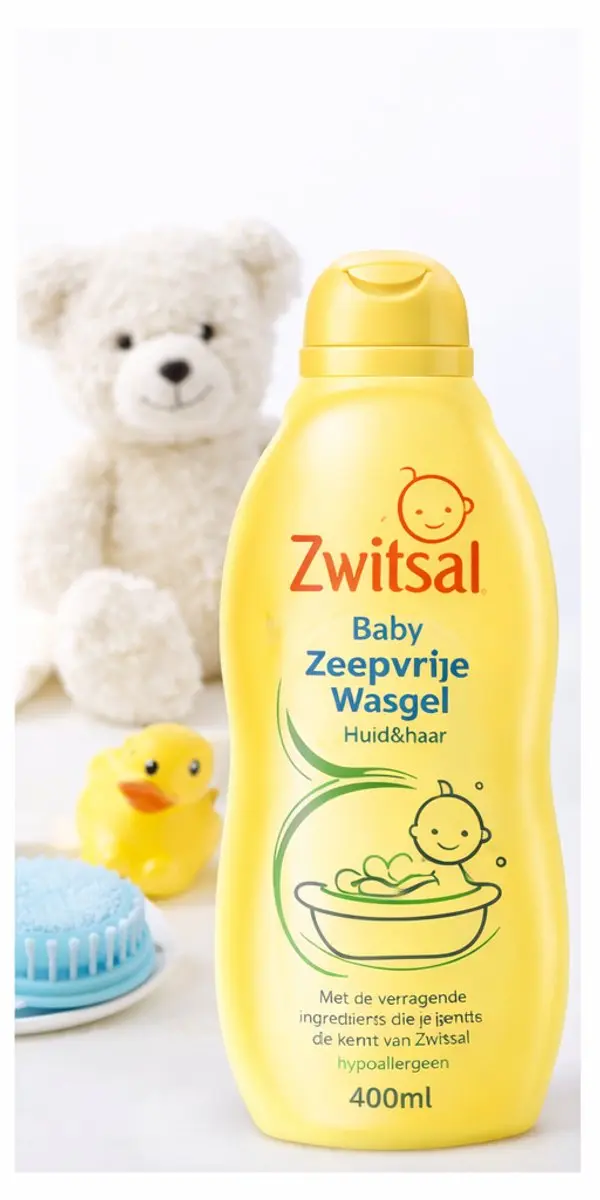 Zwitsal Baby Zeepvrije Wasgel 400ml - Set van 6