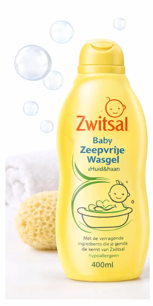 Zwitsal Baby Zeepvrije Wasgel 400ml - Set van 6