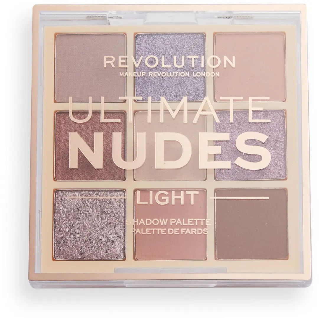 Makeup Revolution Ultimate Nudes Oogschaduw Palette Light - 9 Kleuren