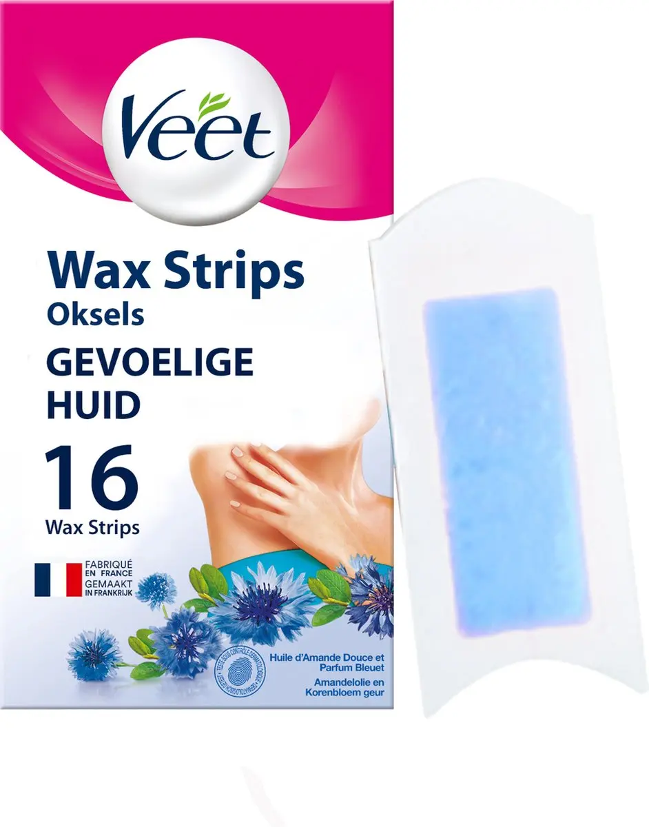 Veet Koude Waxstrips Oksels - 16 Stuks