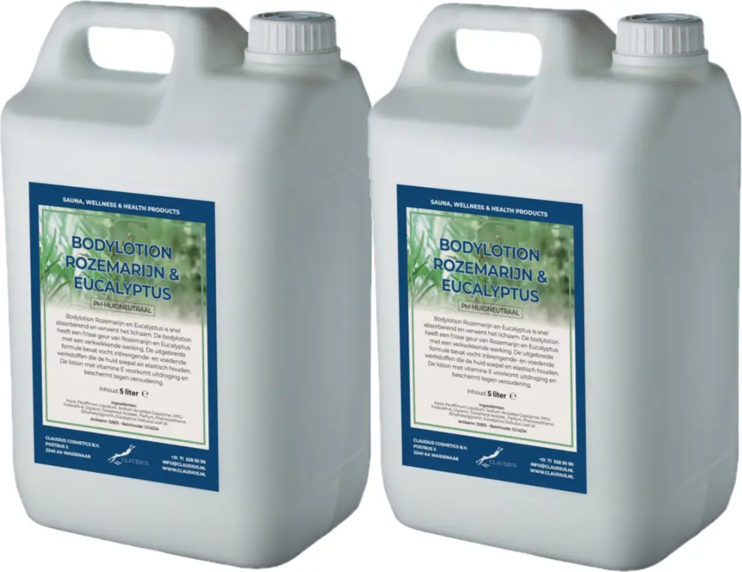 Splashbox Cosmetics Rozemarijn & Eucalyptus Bodylotion 10L