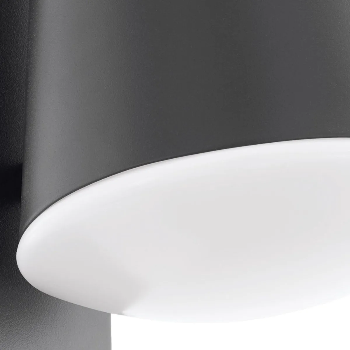 Eglo Caldiero Wandlamp Buiten E27 - 24cm Antraciet/Wit