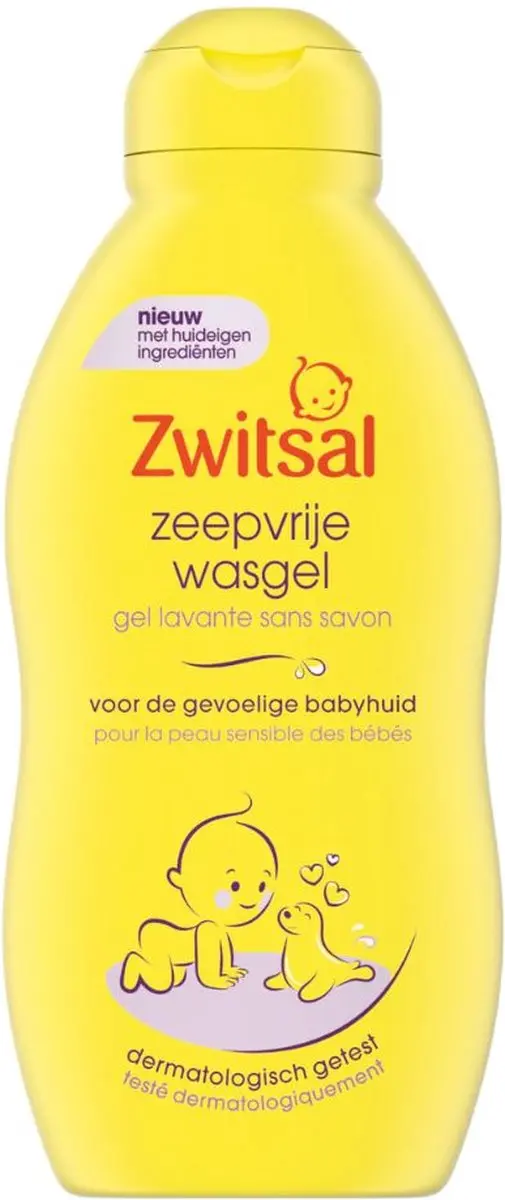 Zwitsal Wasgel Zeepvrij 200ml - 6 Stuks