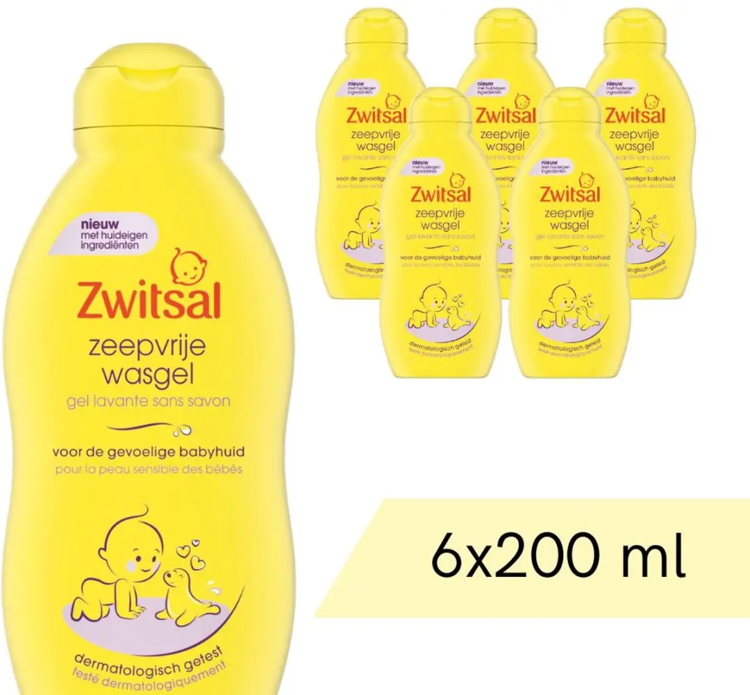 Zwitsal Wasgel Zeepvrij 200ml