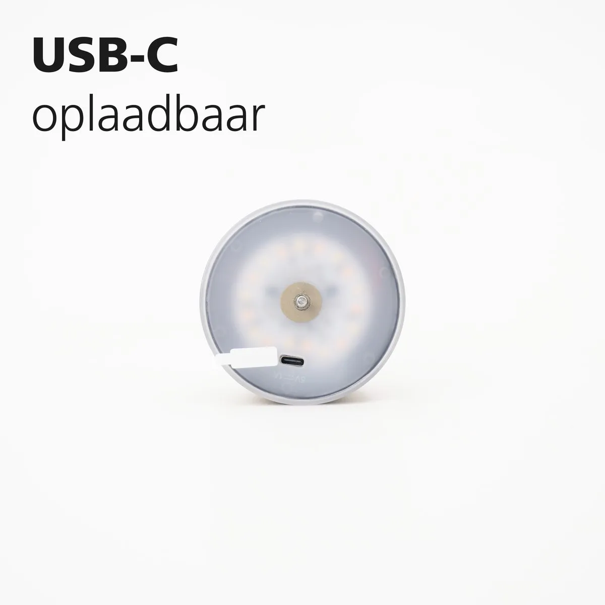 Eglo Mannera-S Tafellamp - Oplaadbaar 28u - Zandkleur/Wit