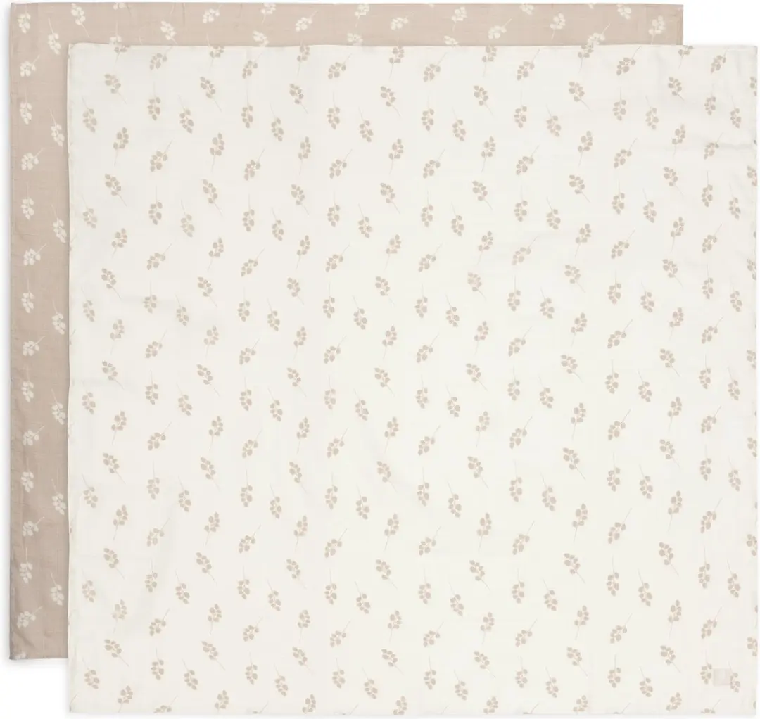 Jollein Hydrofiele Doek Large 115x115cm Twig Wild Rose - 2 Stuks - afbeelding 6 van 6