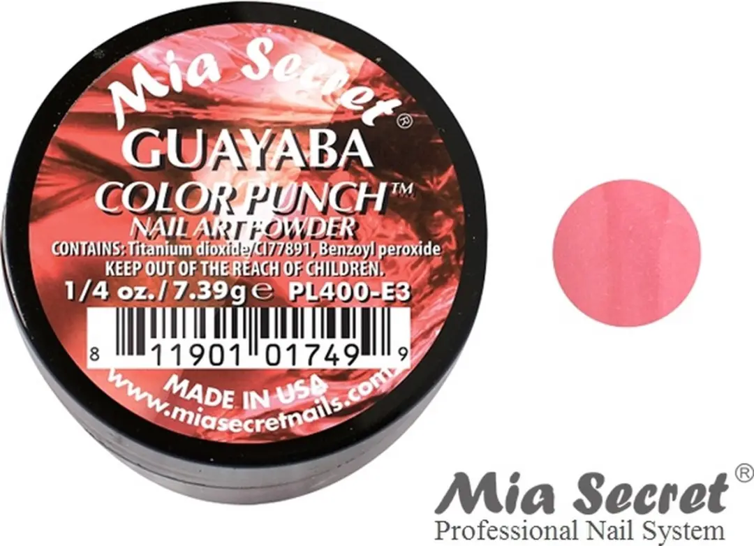 Mia Secret Color Punch Acrylpoeder Guayaba Roze 7.5ml