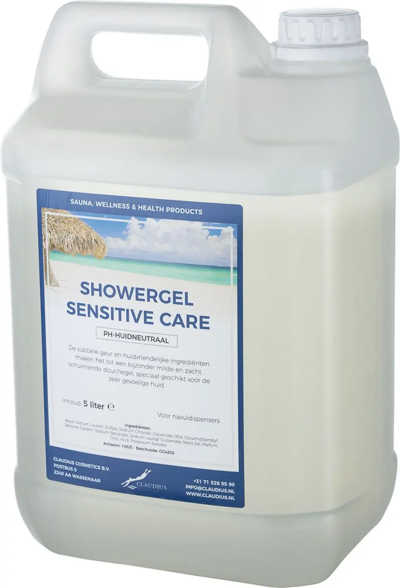 Splashbox Cosmetics Douchegel Sensitive Care 5L