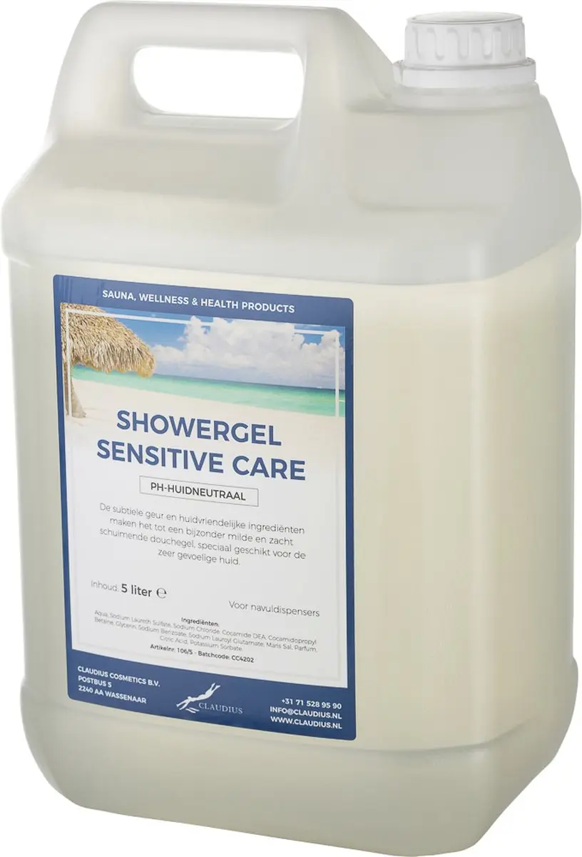 Splashbox Cosmetics Douchegel Sensitive Care 5L