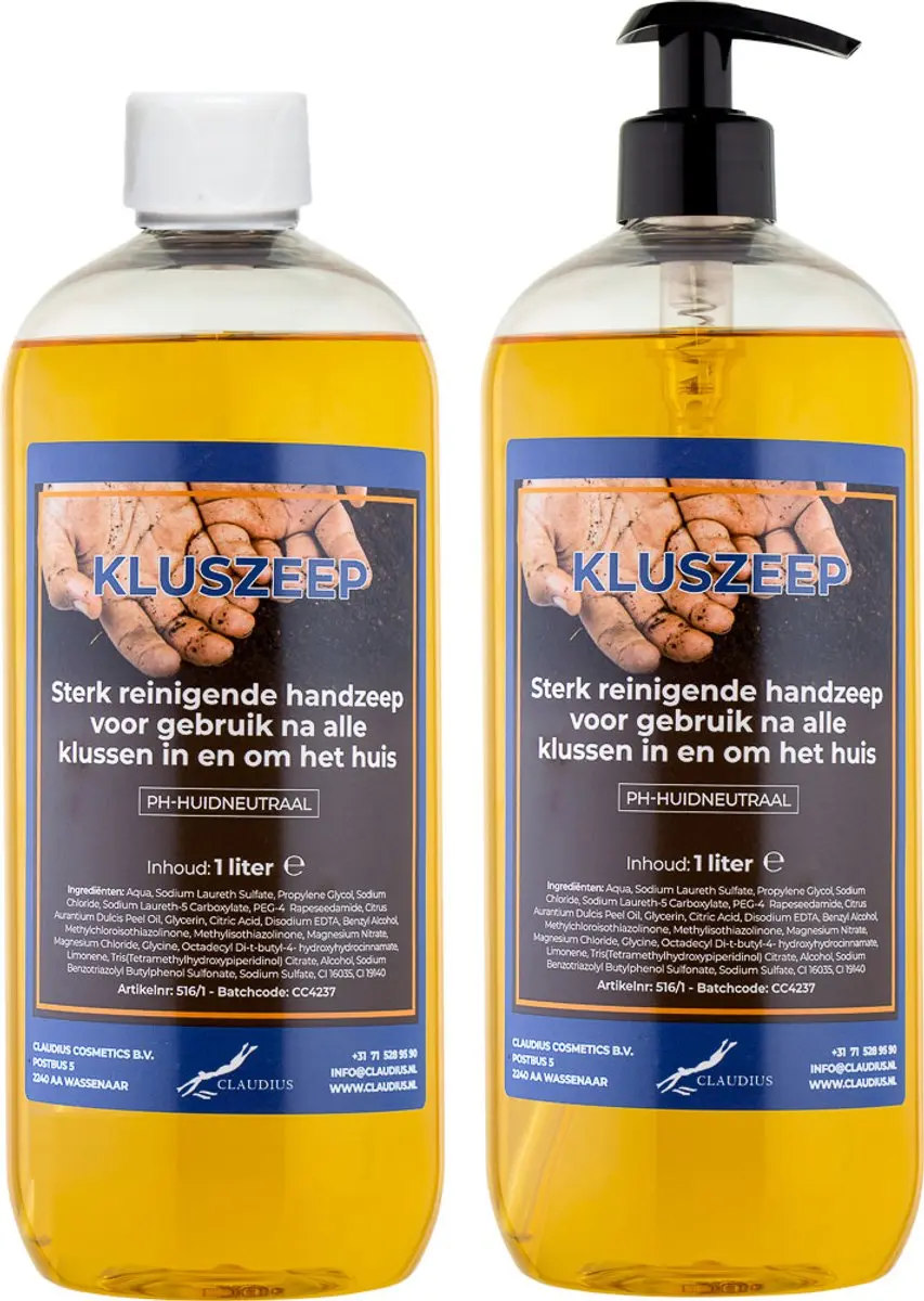 Splashbox Cosmetics Kluszeep 2x1L - met pomp
