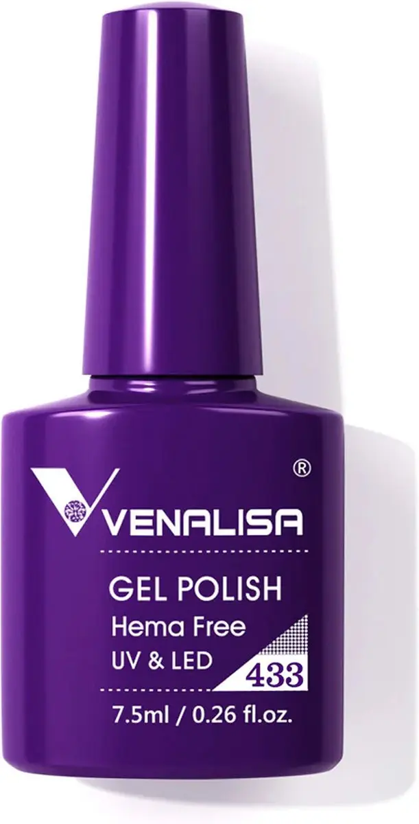 Venalisa UV Gellak Donker Paars 7.5ml - 2 Stuks