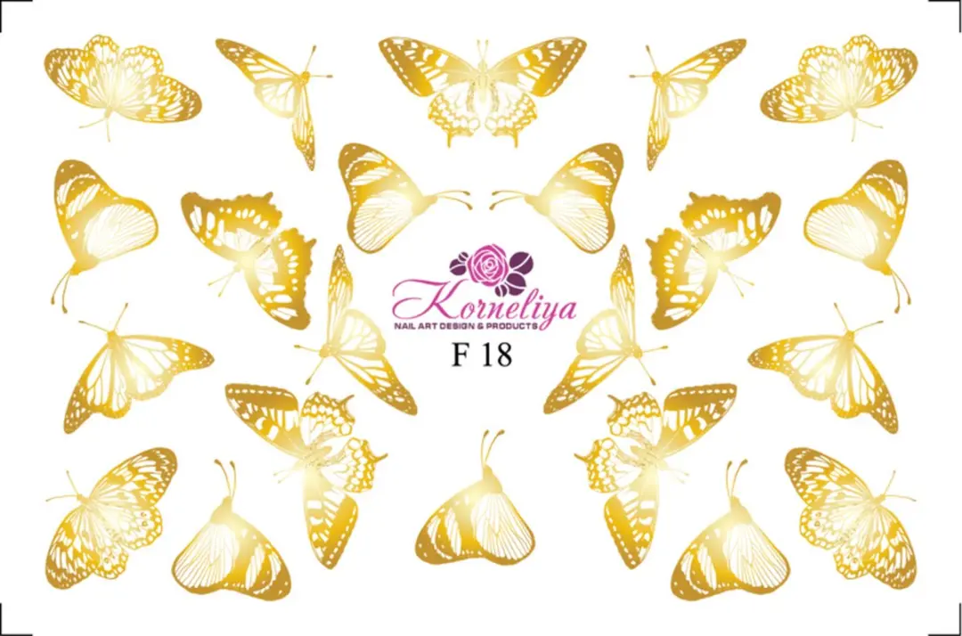 Korneliya Folie Decal VLINDER Goud