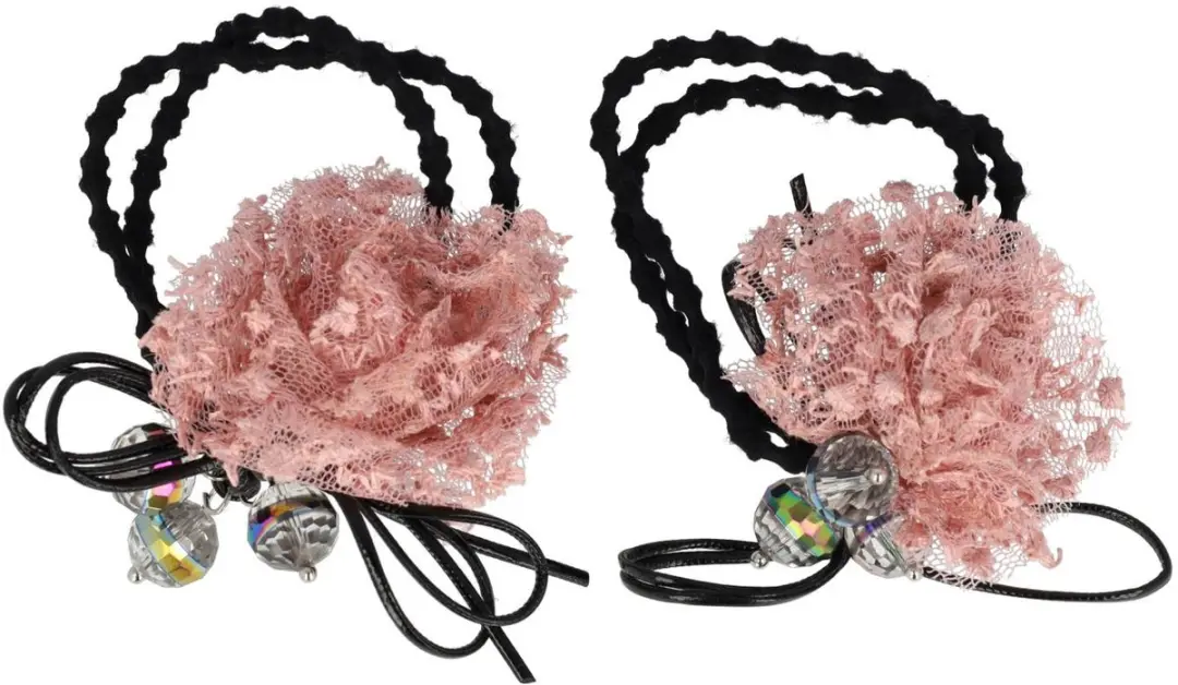 Haarsoires Haarelastieken Bloem 4cm
