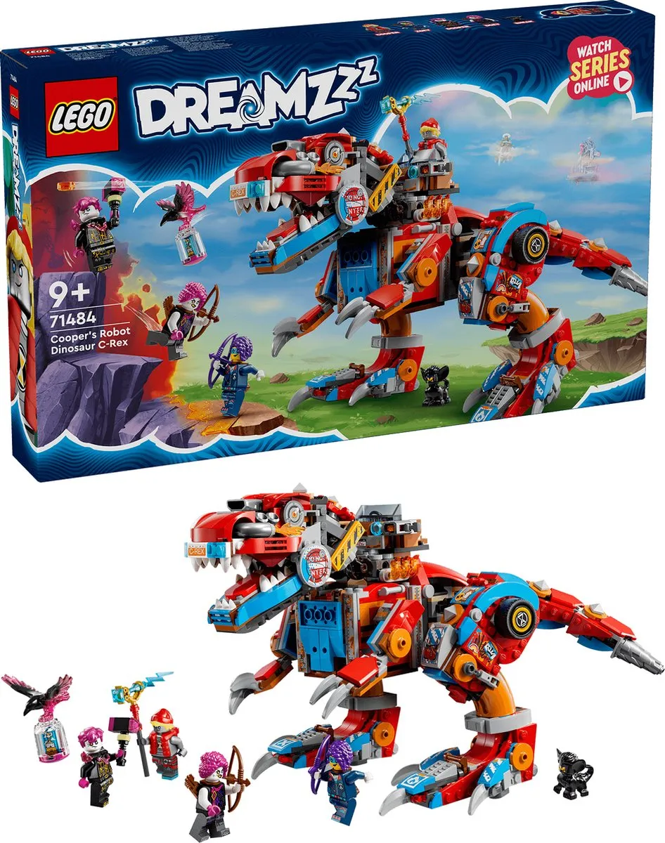 LEGO DreamZzz Coopers Robotdinosaurus C. Rex 71484 - 917 Stukken