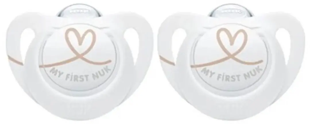 NUK Expert Siliconen Fopspenen 0-2 Maanden - 2 Stuks