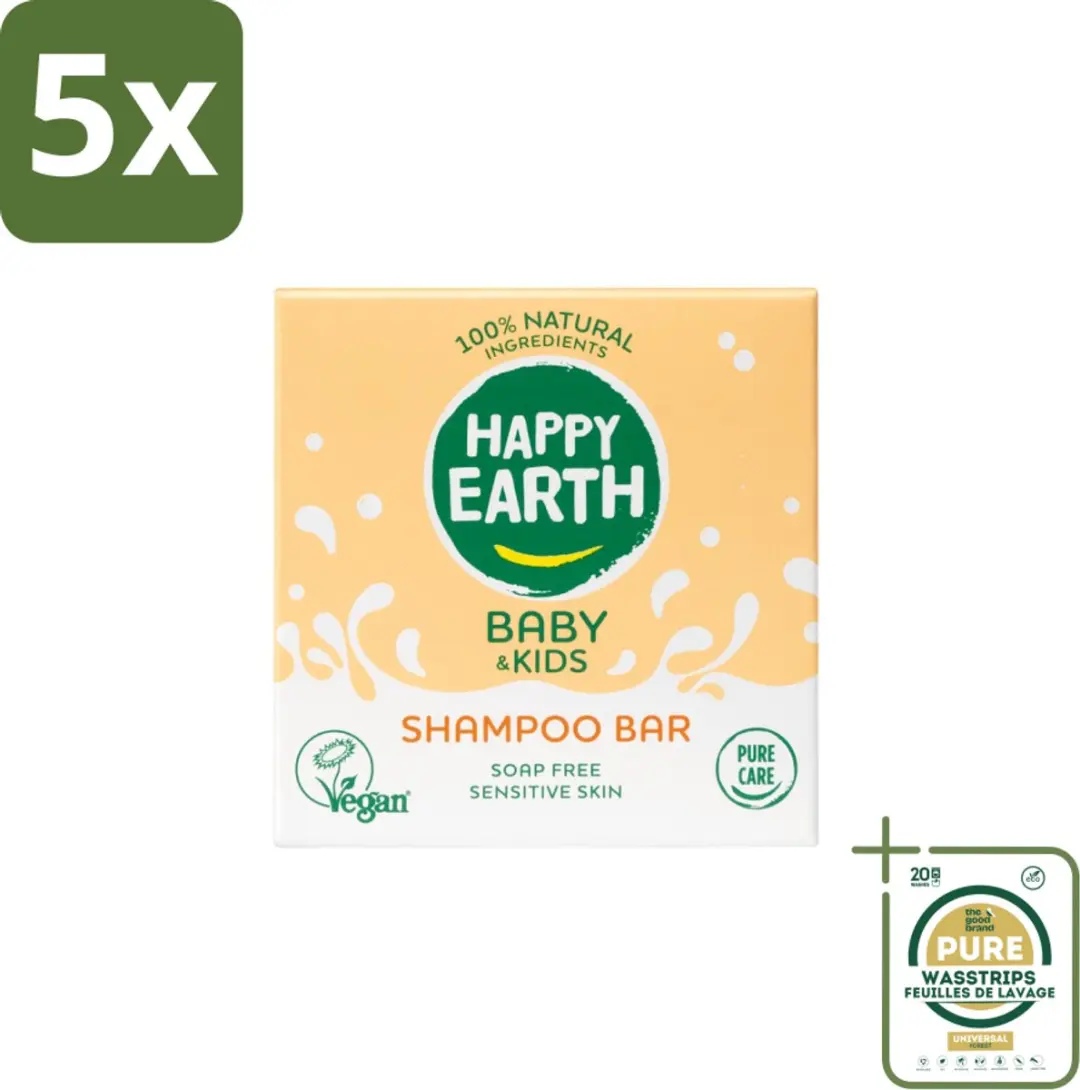 Happy Earth Baby & Kids Shampoo Bar 250g