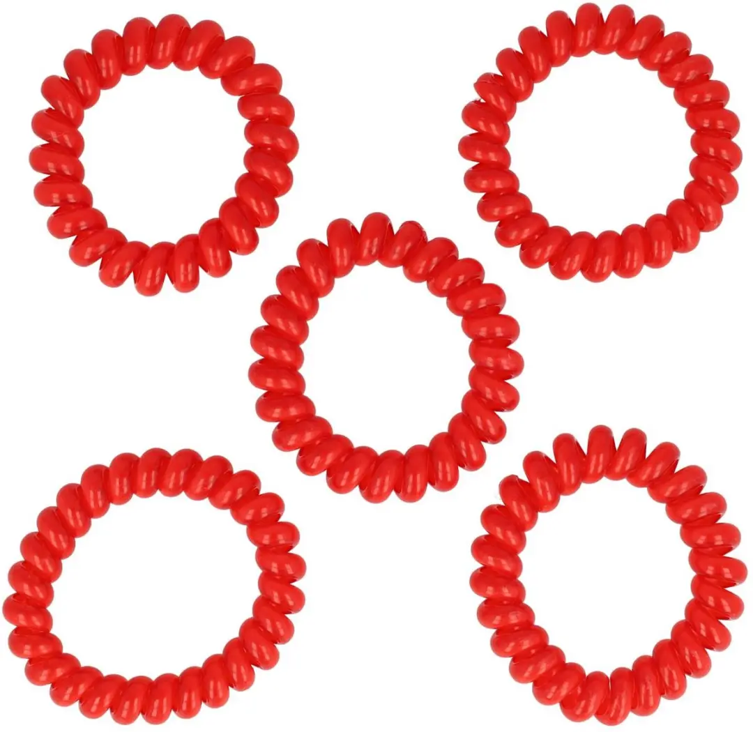 Haarsoires Invisibobble Basic Telefoondraad Rood