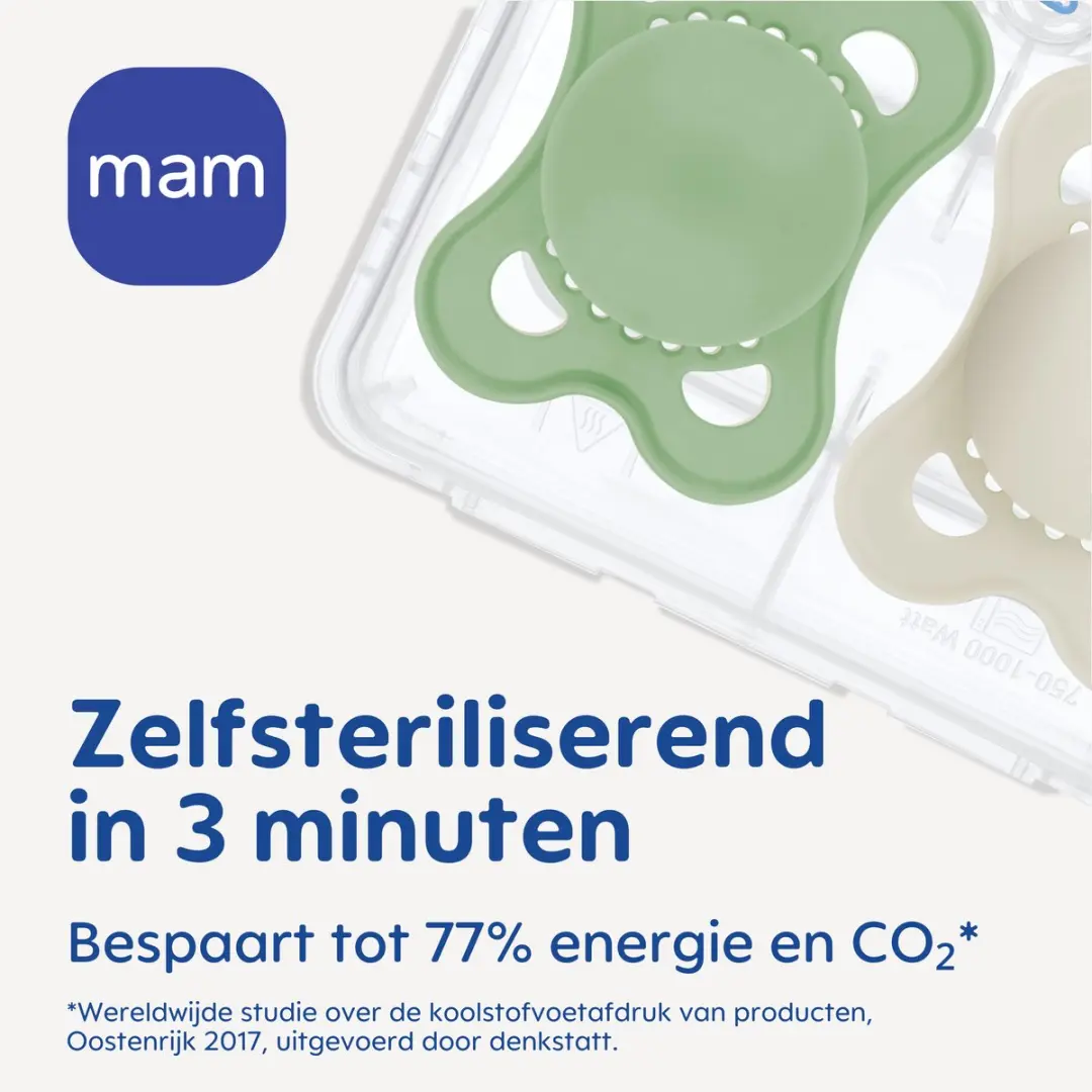 MAM Original Fopspeen Siliconen 16+ Maanden - 2 Stuks