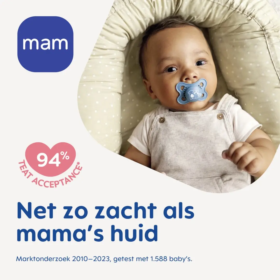 MAM Original Fopspeen Siliconen 16+ Maanden - 2 Stuks
