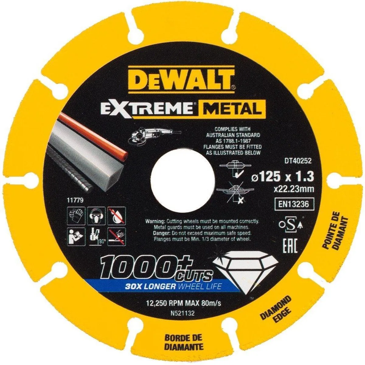 DeWalt DT40252 Extreme Metaal Slijpschijf 125mm