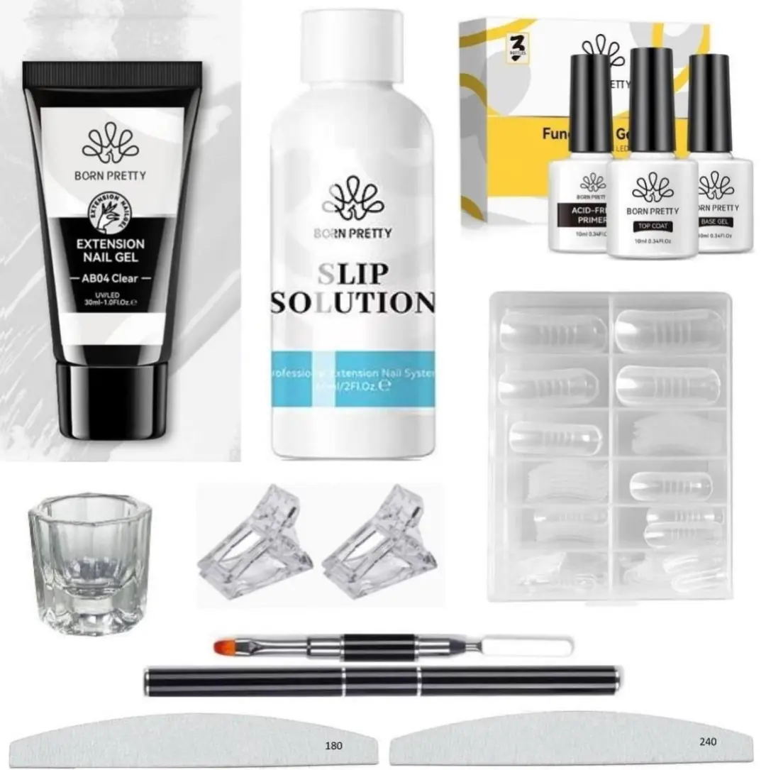 Born Pretty Polygel Starterkit Wit - 300g (12x) - BP05