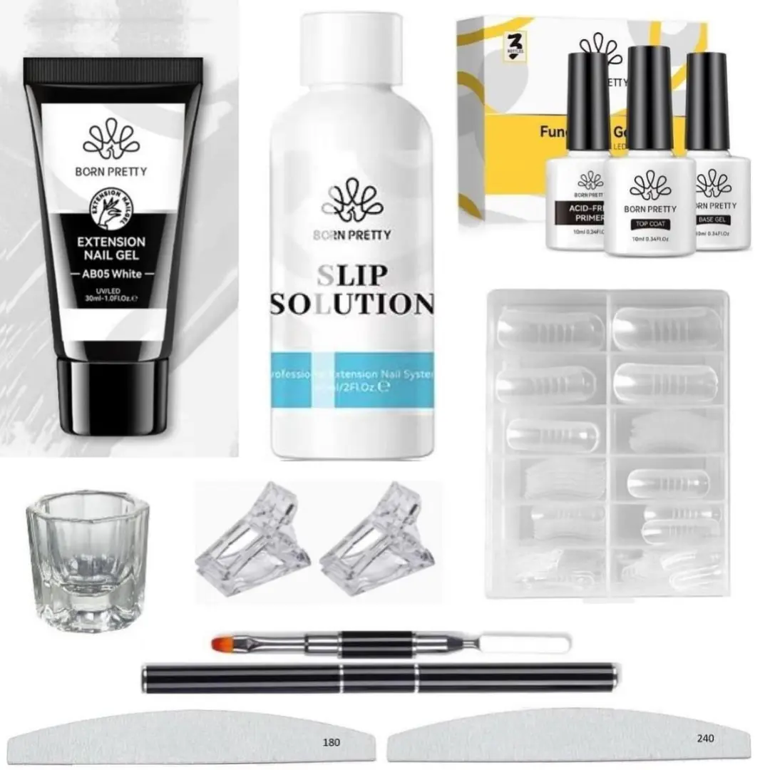 Born Pretty Polygel Starterkit Wit