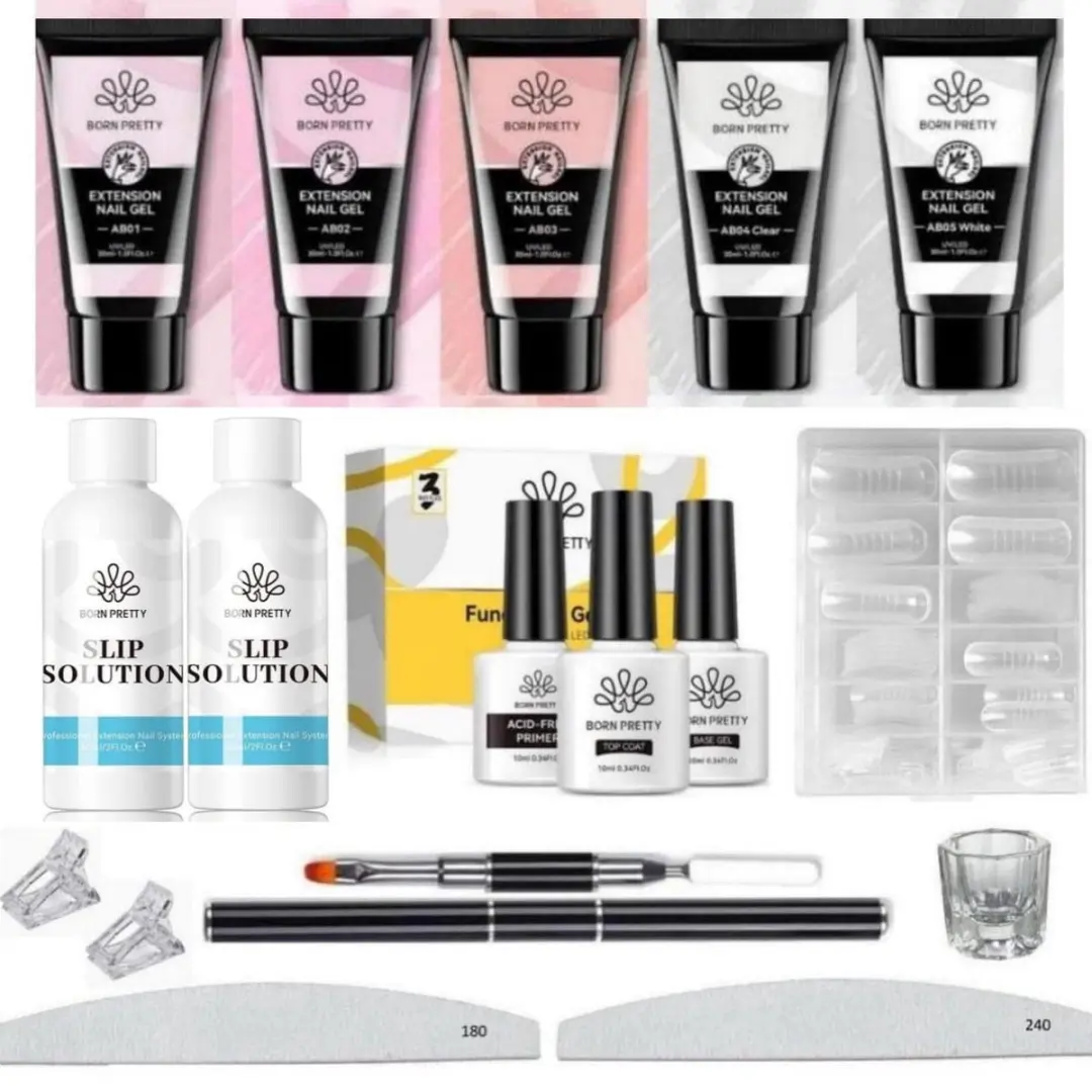 Born Pretty Polygel Starterkit Wit - 300g (12x) - BP05 - afbeelding 6 van 6
