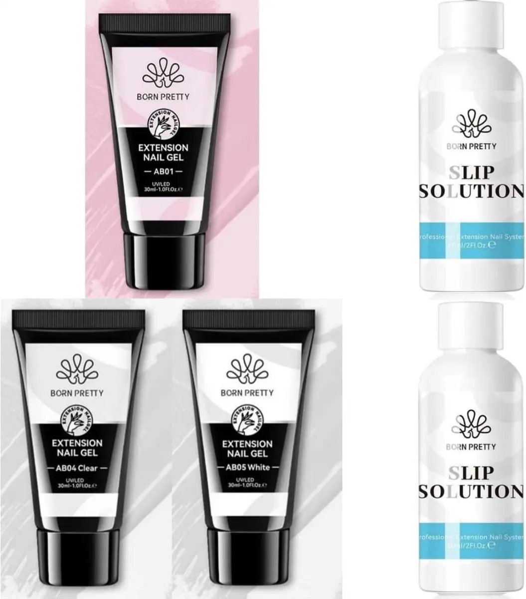 Born Pretty Polygel Starterkit Wit - 300g (12x) - BP05