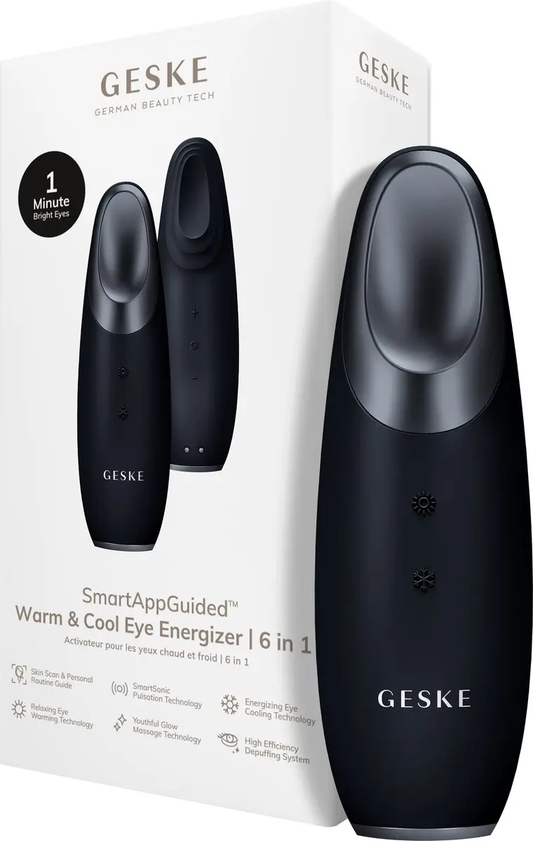 GESKE SmartAppGuided Warm & Cool Eye Energizer - Oogmassageapparaat Midnight