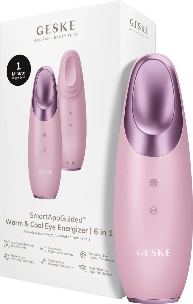 GESKE SmartAppGuided Warm & Cool Eye Energizer - Oogmassageapparaat Midnight