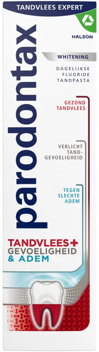 Parodontax Tandpasta Tandvlees+Gevoeligheid & Adem Whitening 75ml - 20 Stuks